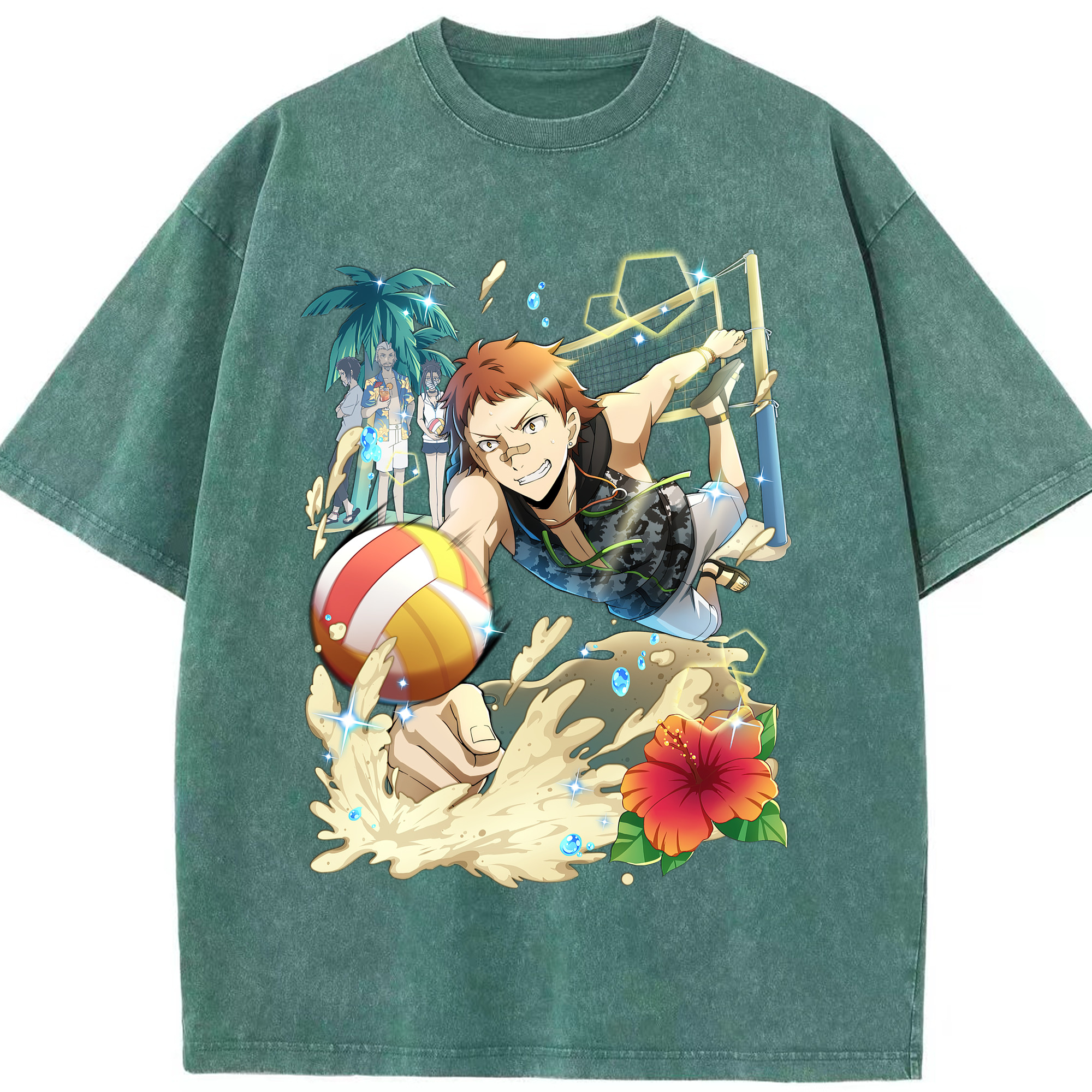 （画像用） 文豪ストレイドッグス Bungo Stray Dogs 綿100% ヴィンテージ風 半袖Tシャツ（フロントプリント）